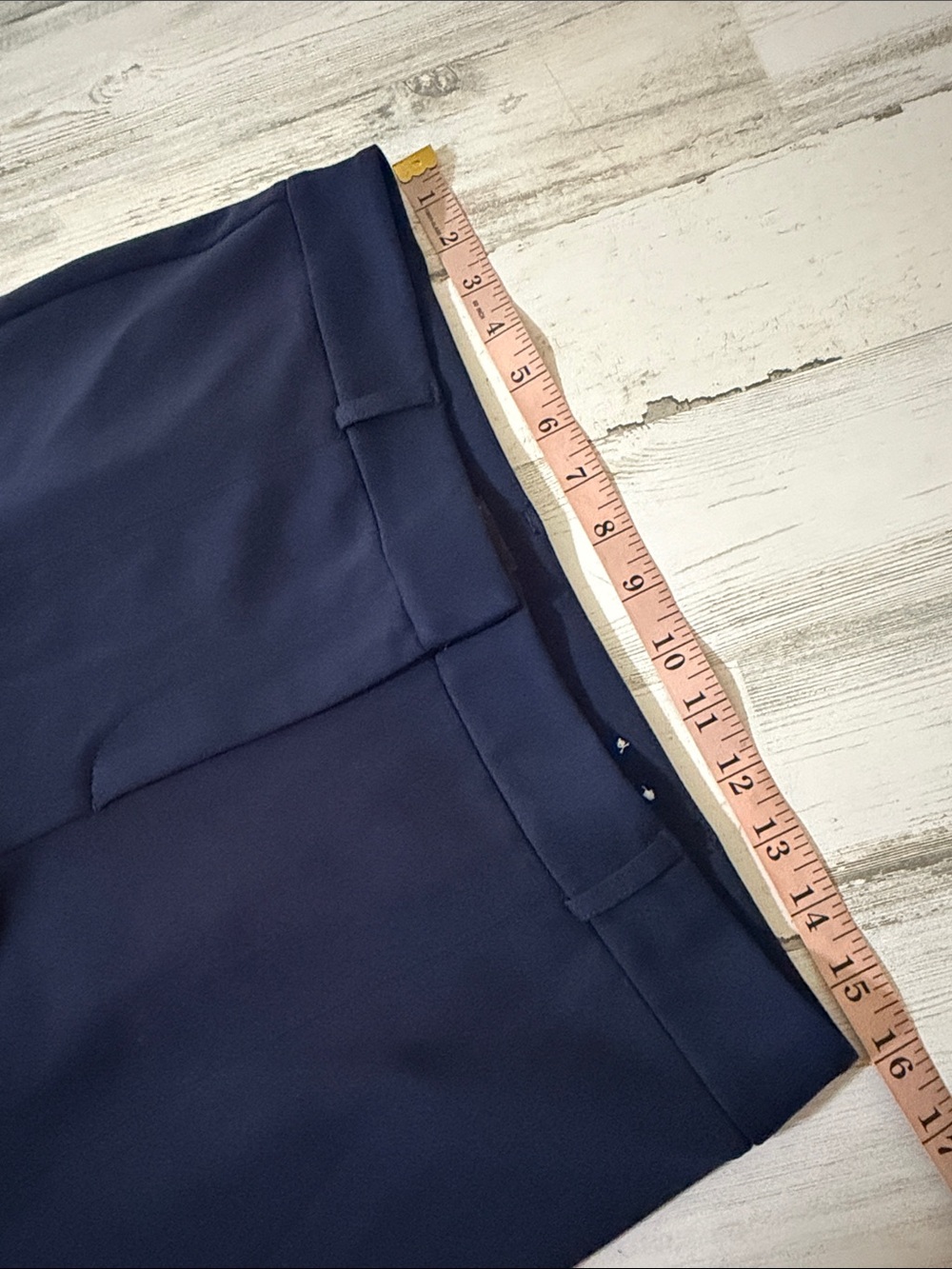 J McLaughlin Tailored Women's Navy Straight-Leg Trousers Size 10 - Picture 6 of 8